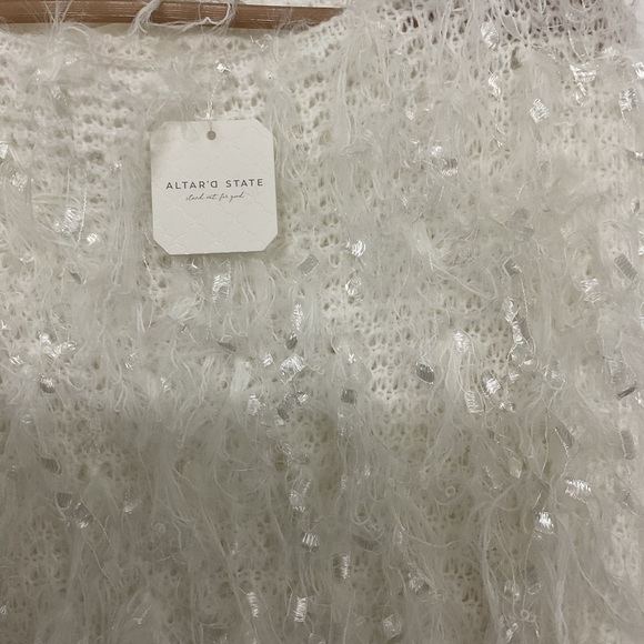 Altar'd State Cream Textured Sweater - Picture 4 of 9